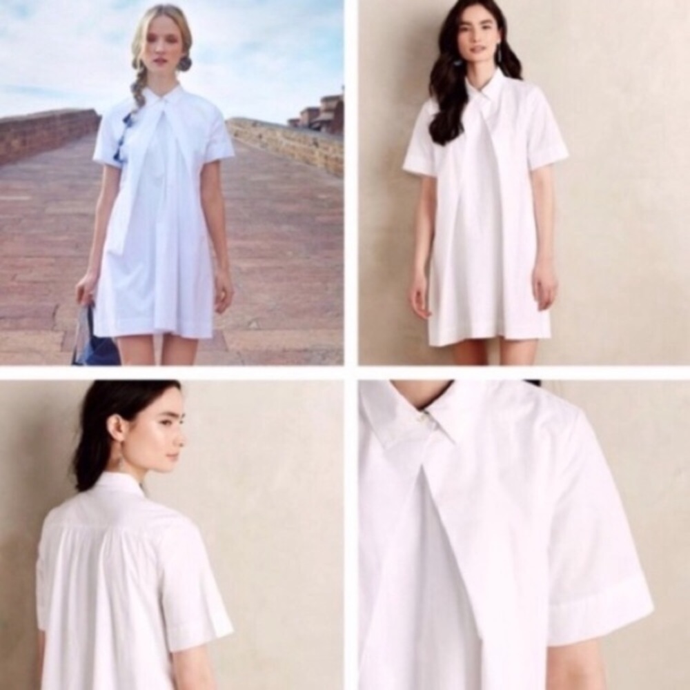Anthropologie Isabella Sinclair Pleat Shirtdress